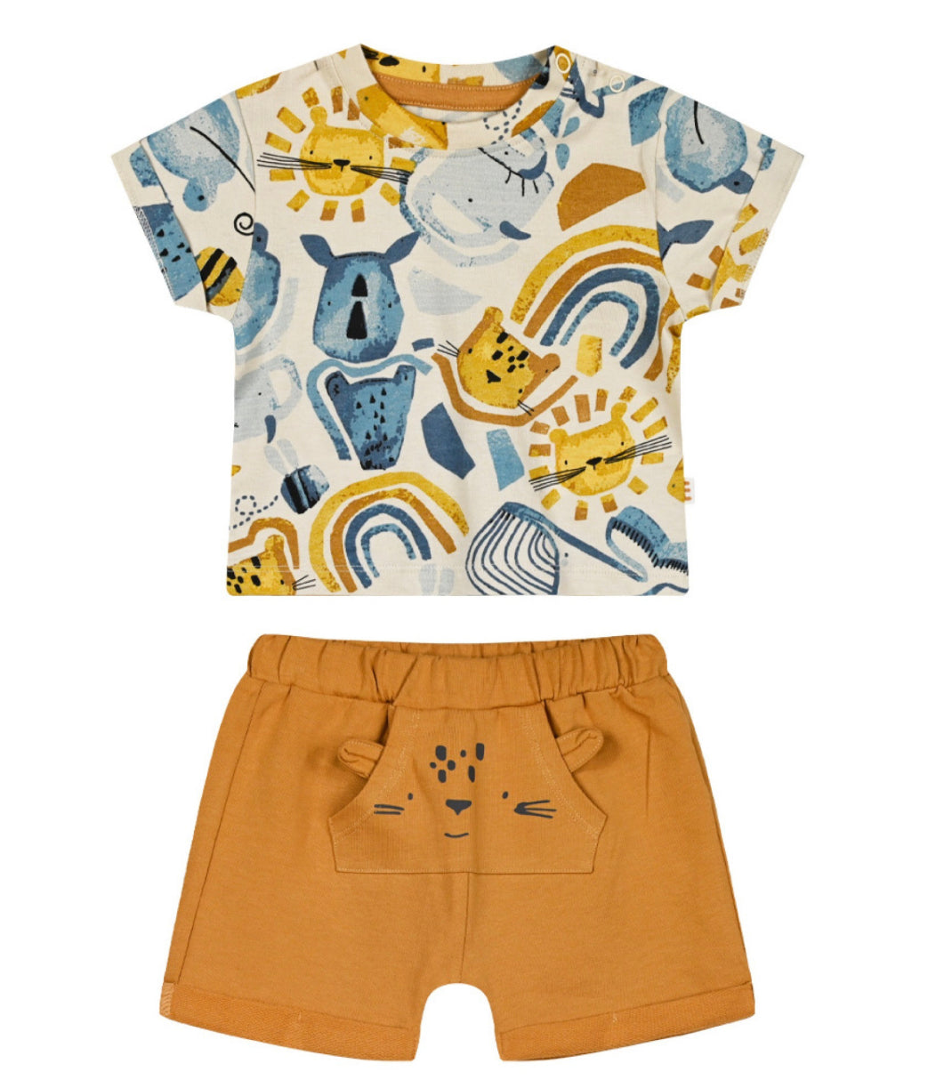 Energiers Σετ σορτς με σχέδιο ζωάκια