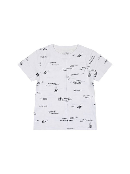 Energiers boy helicopter white tshirt